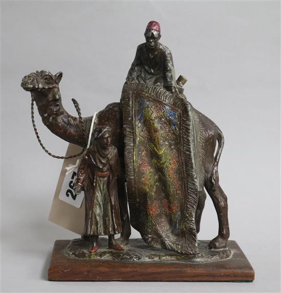 A camel and rider table lighter